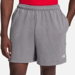 The North Face Men's Simple Logo Fleece Short-Gray XXL